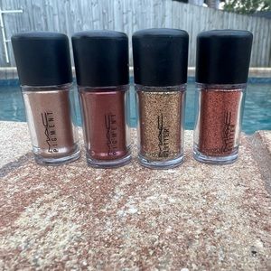 Mac pigment and glitter